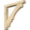 Ekena Millwork Balboa Block Rough Sawn Bracket w/ Offset Brace, Douglas Fir, 6"W x 42"D x 42"H BKT0604X42X42BOA05RDF - alternate 1